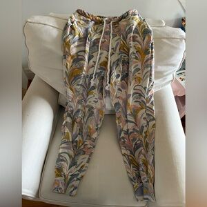 Anthropologie Multicolor Patterned joggers